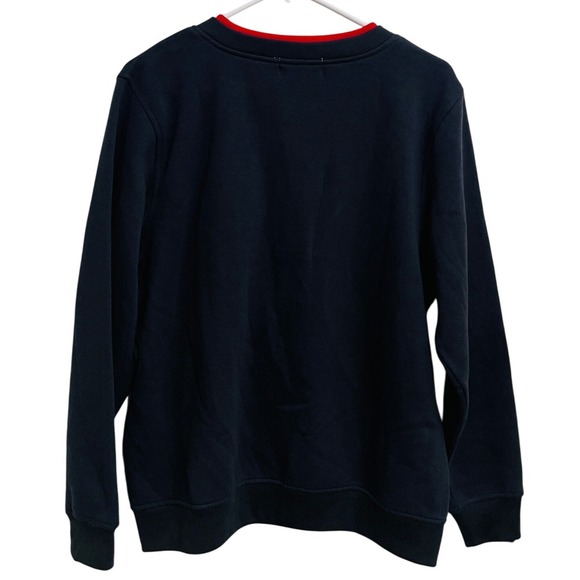 Vintage 90s Black Cardinal Holly Christmas Grandma Cardigan Sweater Women's M - Picture 2 of 3